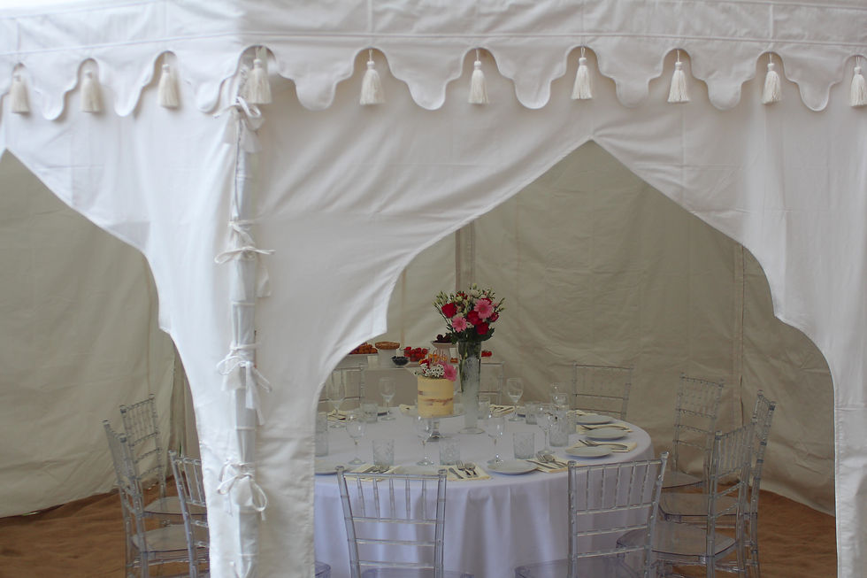 Indian wedding tent hire Edinburgh, Scotland