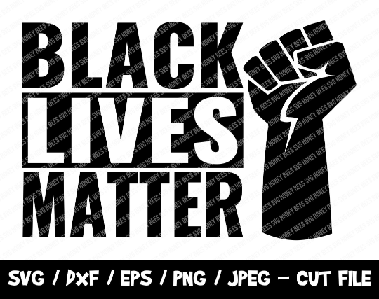 Free Free Black Lives Matter Fist Svg