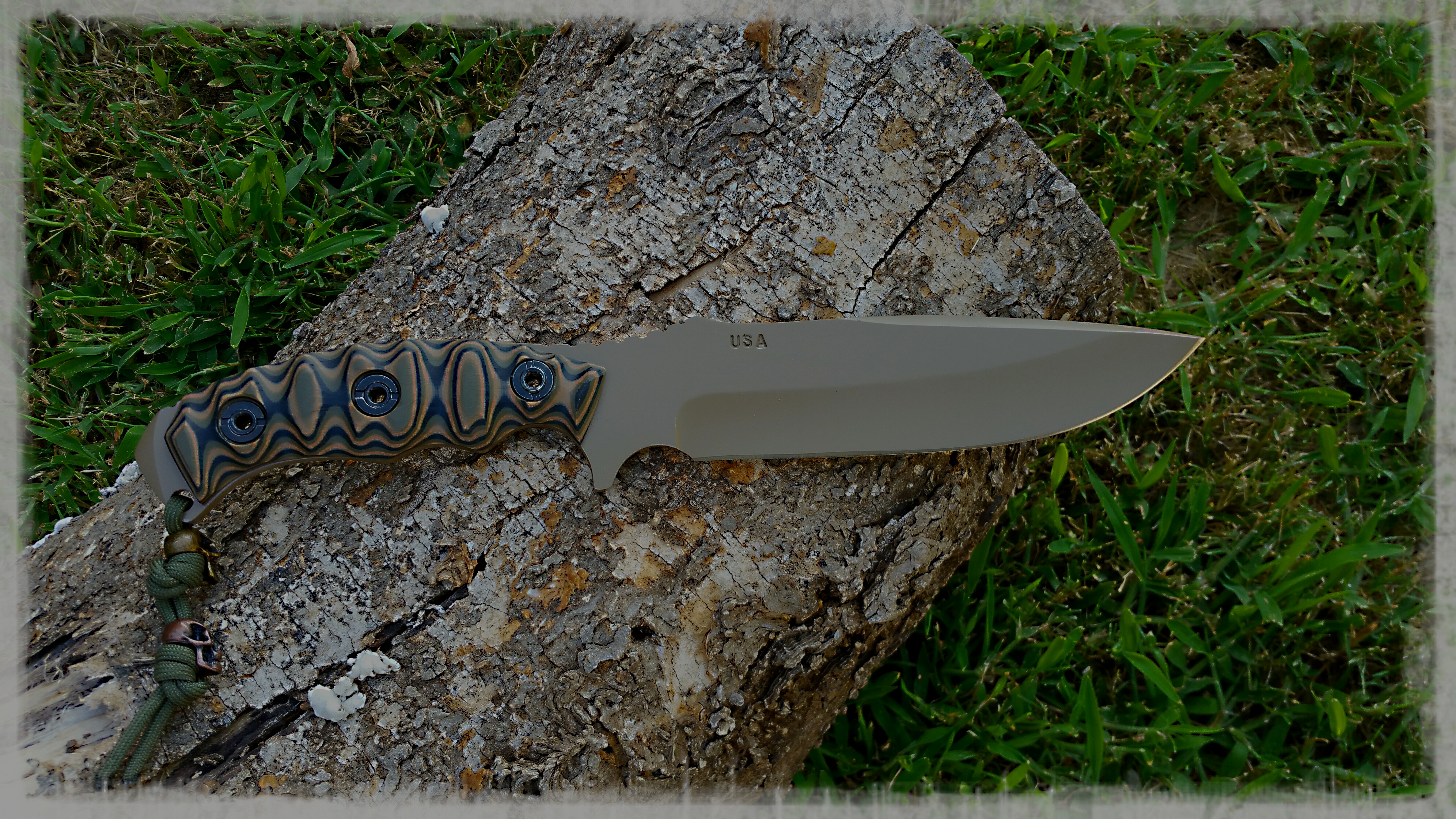 Custom Defender Knife with KG Kote