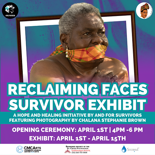 Reclaiming Faces Survivor Exhibit