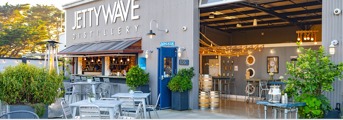 Outdoor photo of Jettywave Distillery