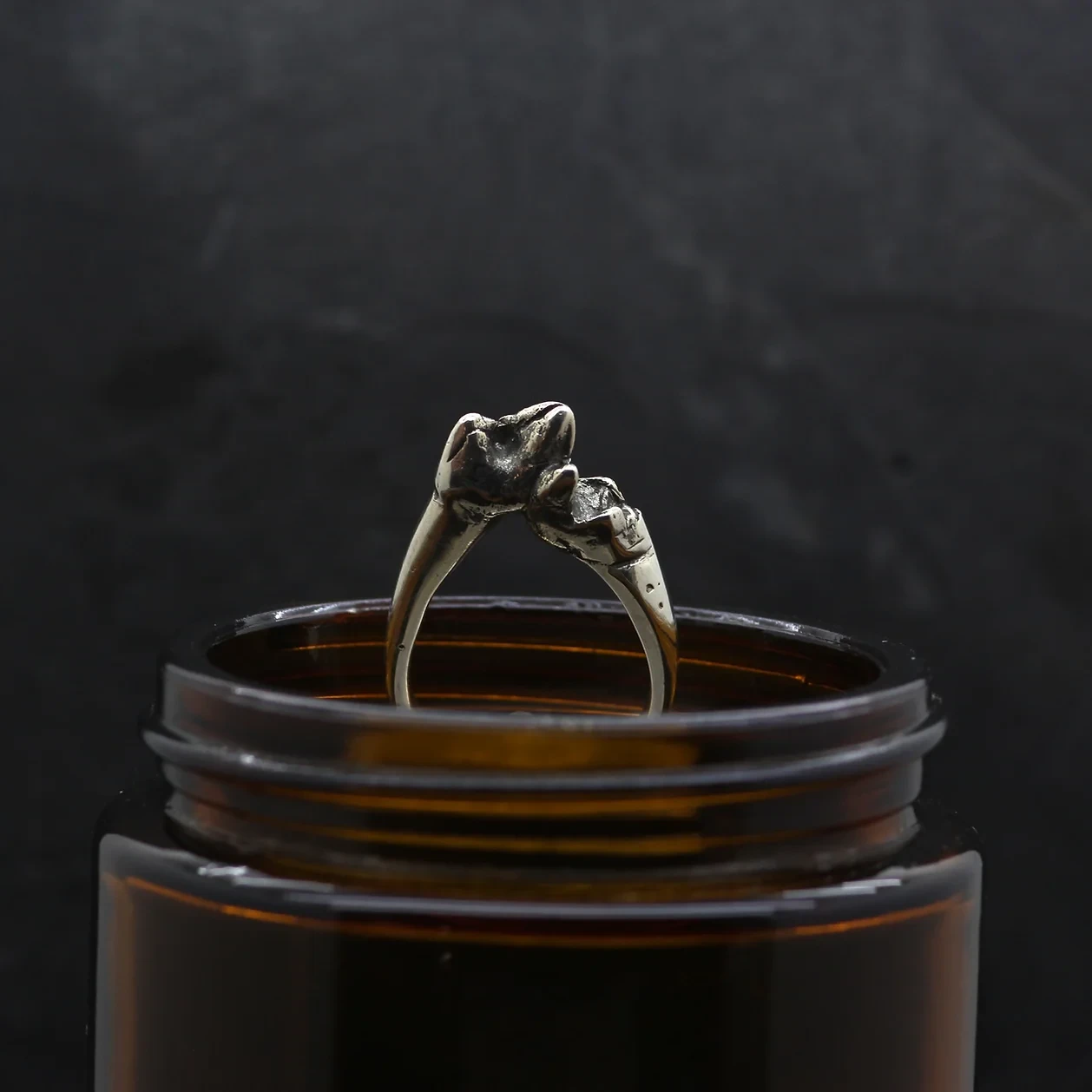 Fox / Rev Silver Fox Tooth Ring