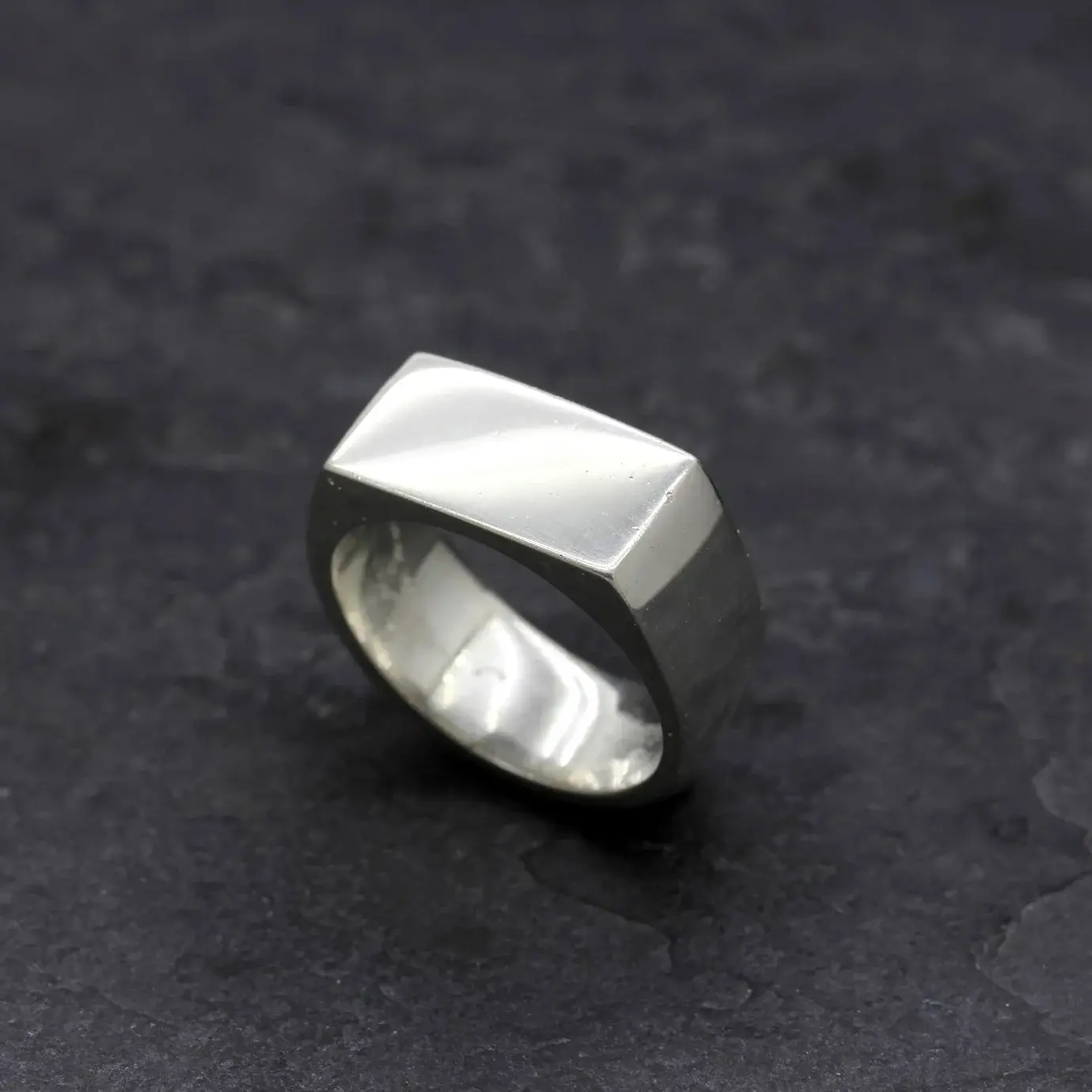 Block / Blokk Silver Signet Ring