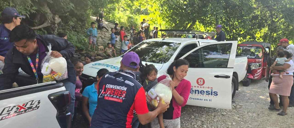 Comprometidos con Comapa Fundación Génesis lleva ayuda a comunidades afectadas por sismos