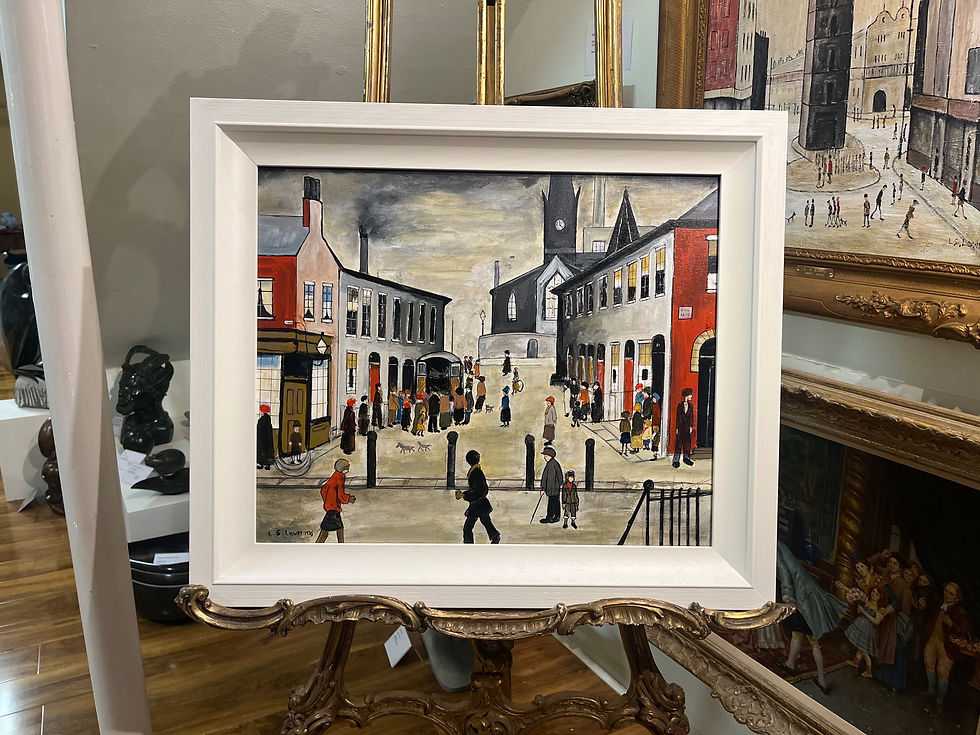Thumbnail: OLD MASTER Signed L S Lowry "  " Oil Painting 20th Century Piece