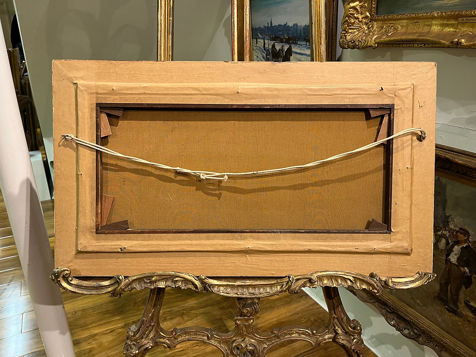 Thumbnail: LARGE FINE F E. Jamieson Antique 19th Century British OLD MASTER OIL PAINTING