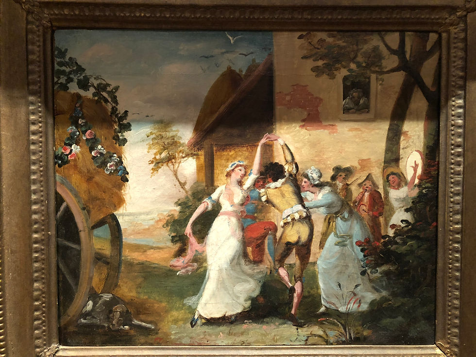 Thumbnail: OLD MASTER PAINTING 18th CENTURY Circle of FRANCIS WHEATLEY RA Gold Gilt Frame