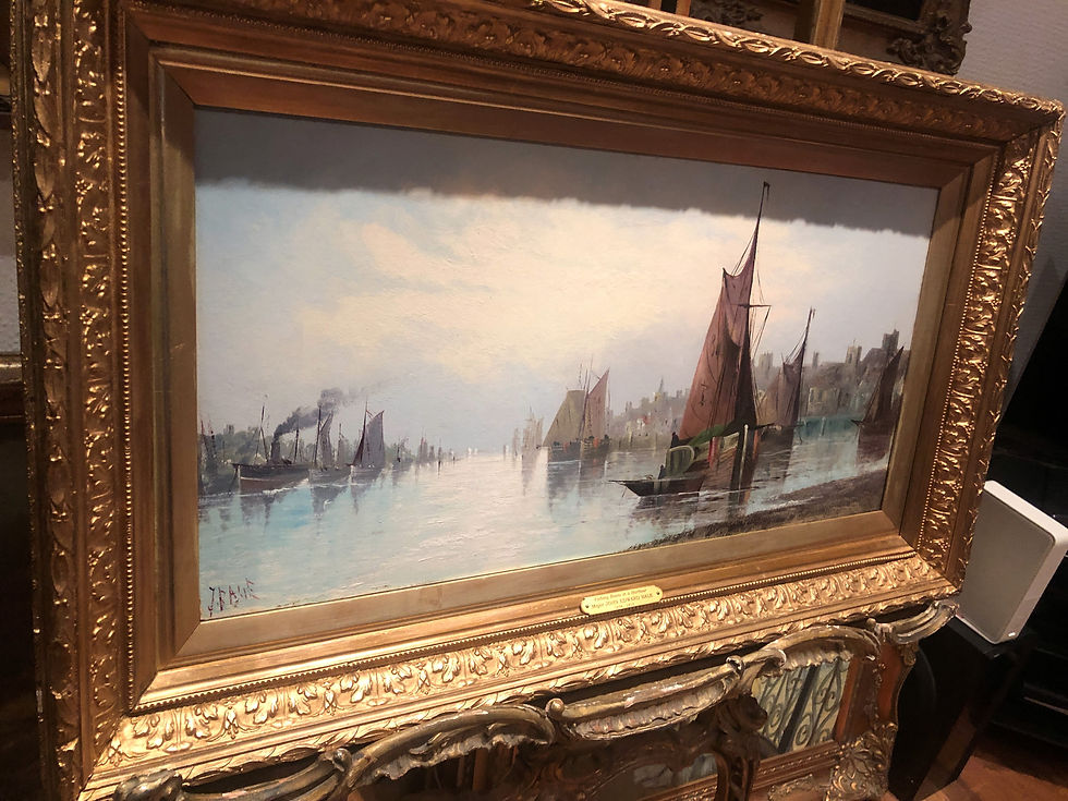 Thumbnail: OIL PAINTING SIGNED OLD FINE MASTER PAINTER 19th Century BRITISH SCHOOL