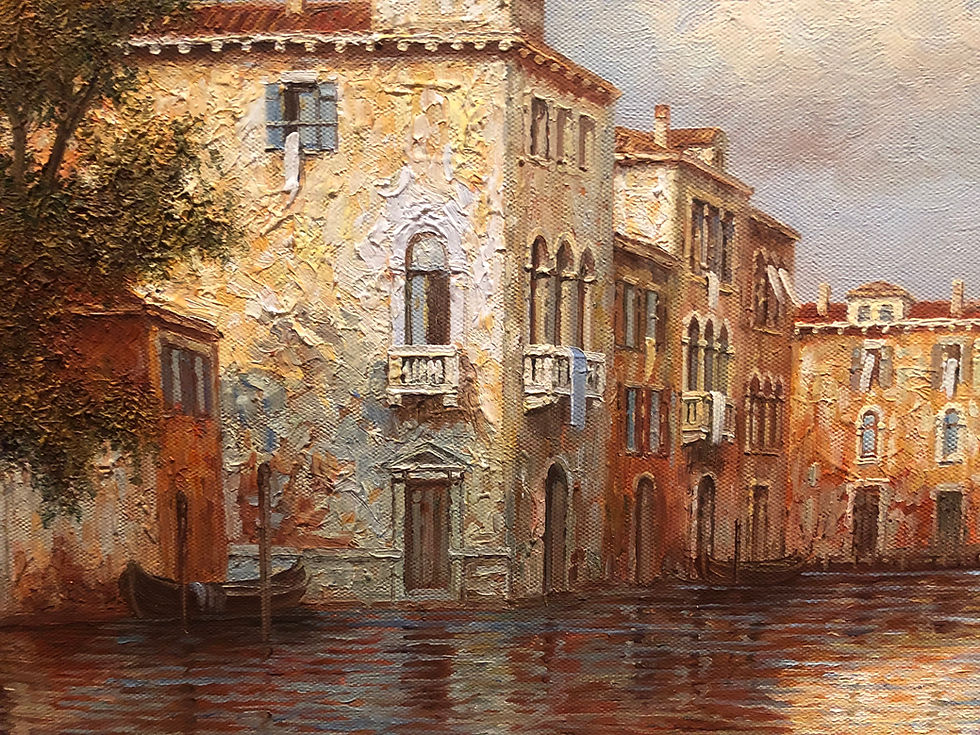 Thumbnail: FINE OIL PAINTING VENICE MASTER PIECE CIRCA 20TH CENTURY ITALIAN SCHOOL GGF