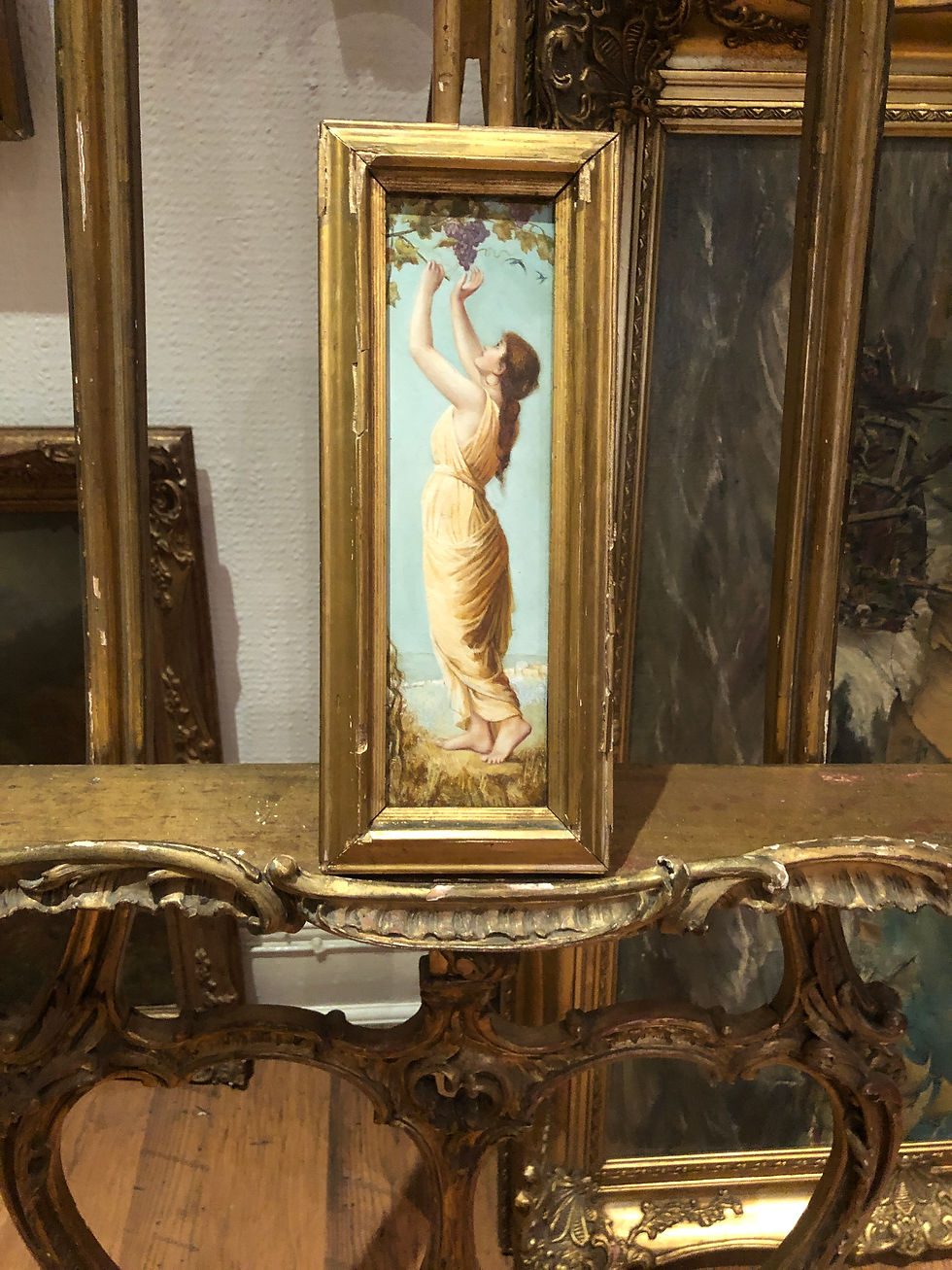 Thumbnail: FINE ORIGINAL ARTIST  19th CENTURY BRITISH OLD MASTER OIL PAINTING