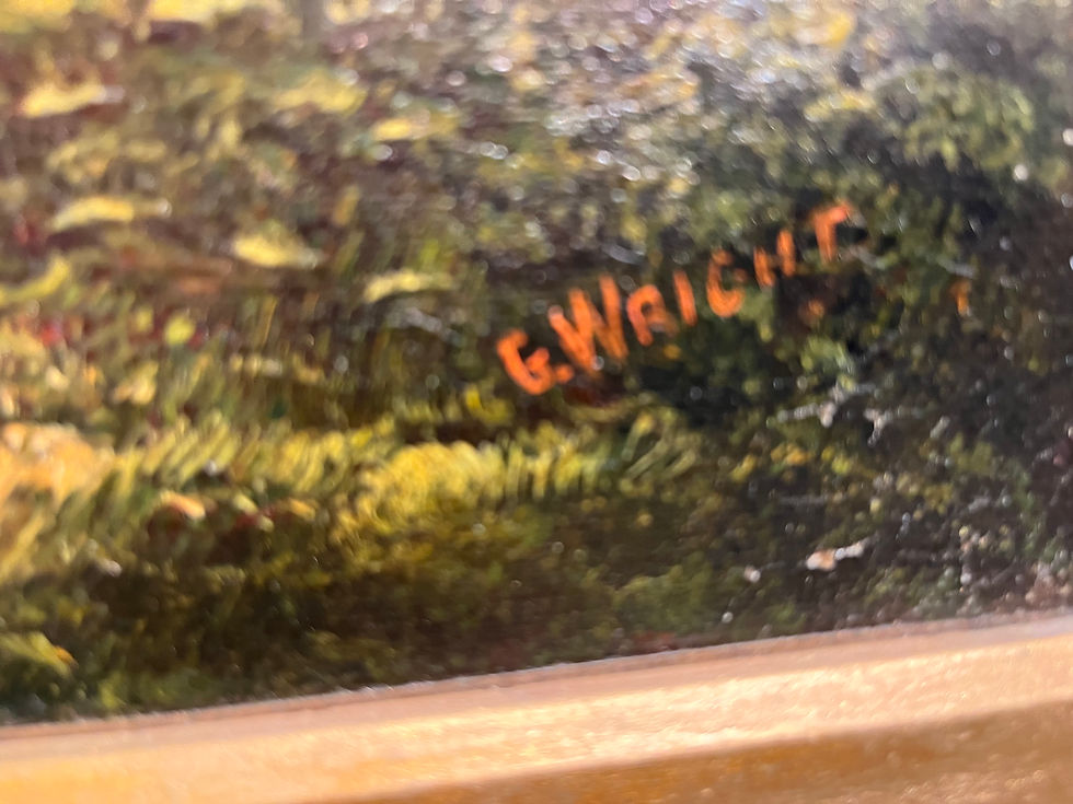 Thumbnail: OLD FINE Original Antique 19th Century British OLD MASTER OIL PAINTING