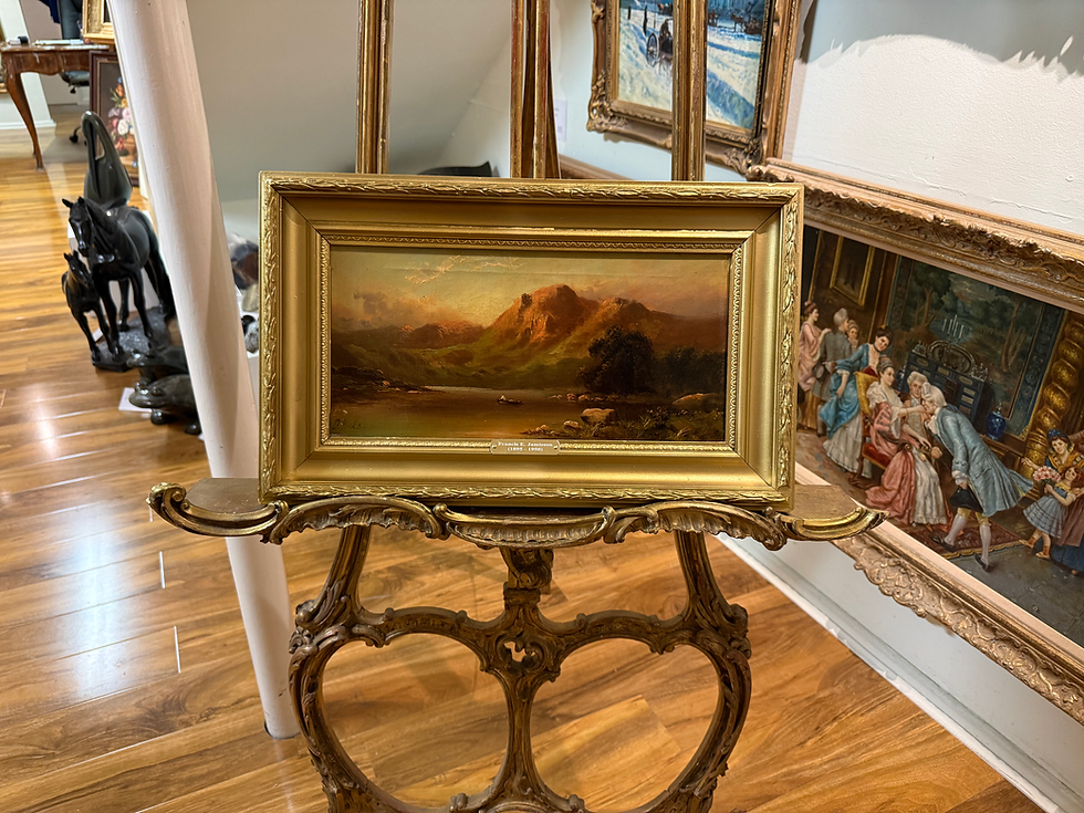 Thumbnail: OLD PAINTING FINE F E. Jamieson Antique 19th Century British OLD MASTER