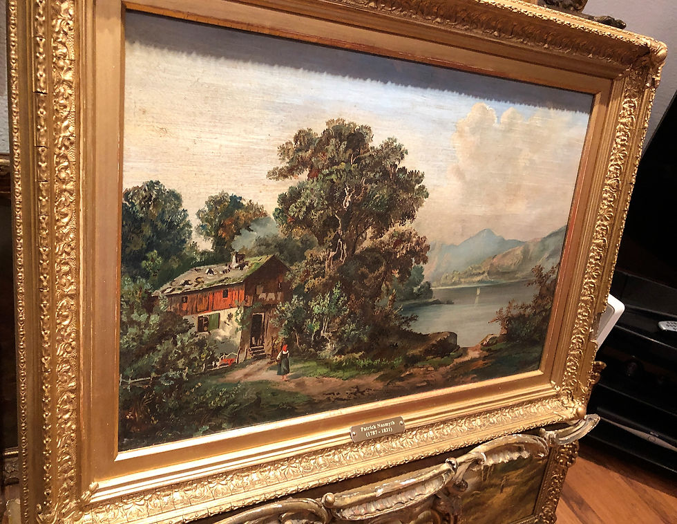 Thumbnail: OIL PAINTING PATRICK NASMYTH Signed FINE MASTER PAINTER CIRCA 19th Century PIECE
