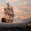 Thumbnail: FINE ORIGINAL EARLY 19th CENTURY BRITISH OLD MASTER OIL PAINTING HONG KONG SCENE