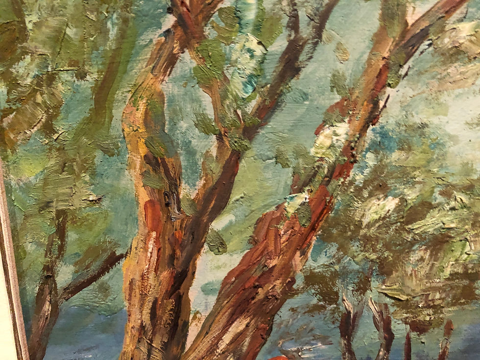 Thumbnail: OIL PAINTING FRENCH By A FINE IMPRESSIONIST ARTIST 20th CENTURY WONDERFUL FRAME