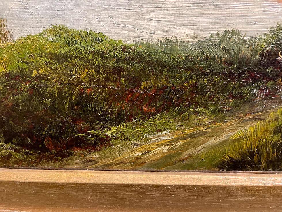 Thumbnail: OLD FINE Original Antique 19th Century British OLD MASTER OIL PAINTING