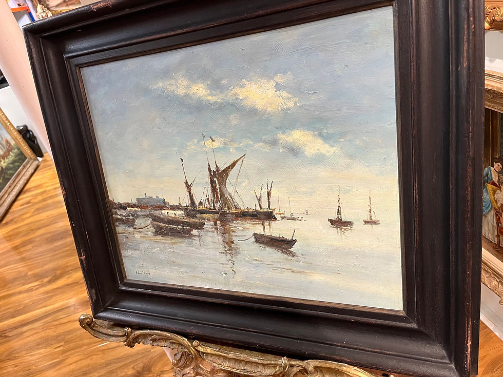 Thumbnail: OIL PAINTING  Follower of Edward Seago 20th CENTURY PIECE