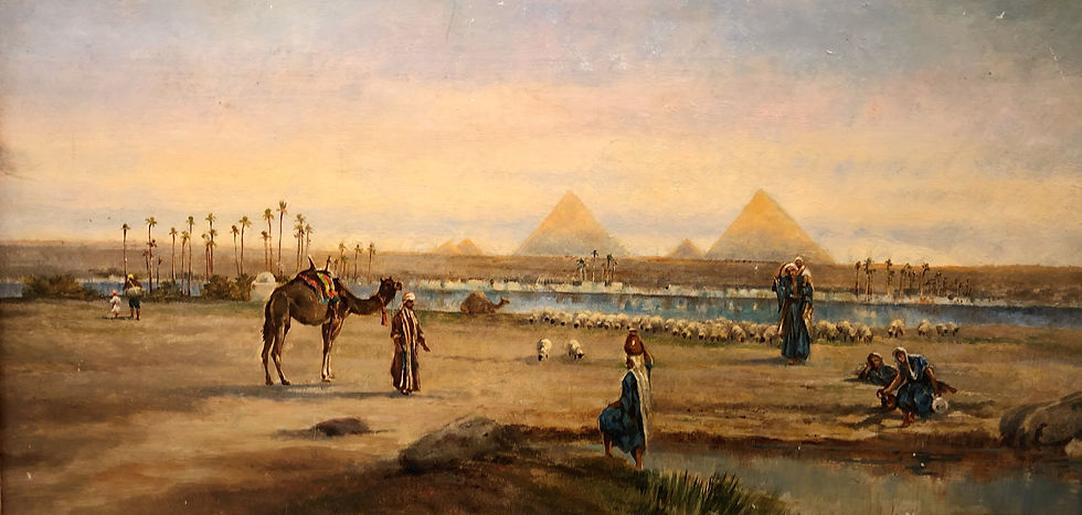 Thumbnail: OIL PAINTING Frederick Goodall RA Antique 19th Century Fine Quality Piece