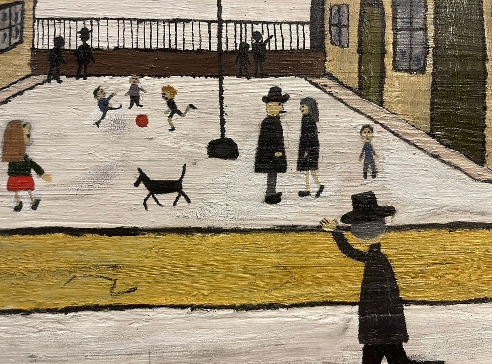 Thumbnail: OLD MASTER Signed L S LOWRY OIL PAINTING 20th CENTURY