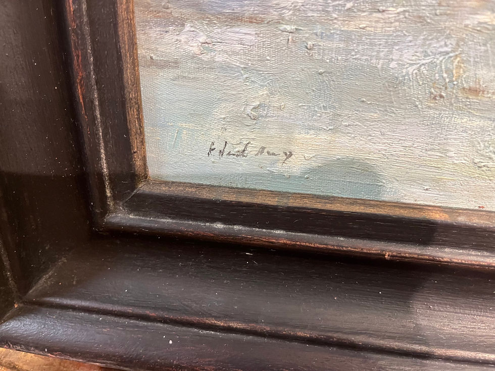 Thumbnail: OIL PAINTING  Follower of Edward Seago 20th CENTURY PIECE