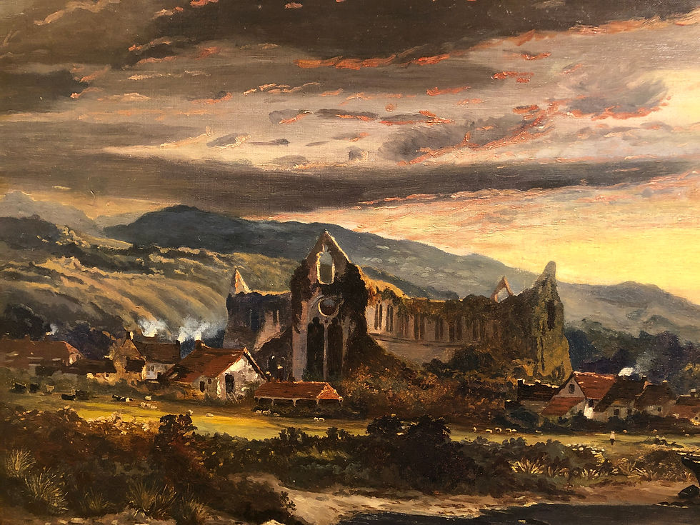 Thumbnail: HUGH OIL PAINTING Antique 19th Century Fine Quality Piece of Winds