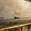 Thumbnail: HUGE OIL PAINTING LONDON HARBOUR (NAVY ADMIRALTY )20th CENTURY PIECE