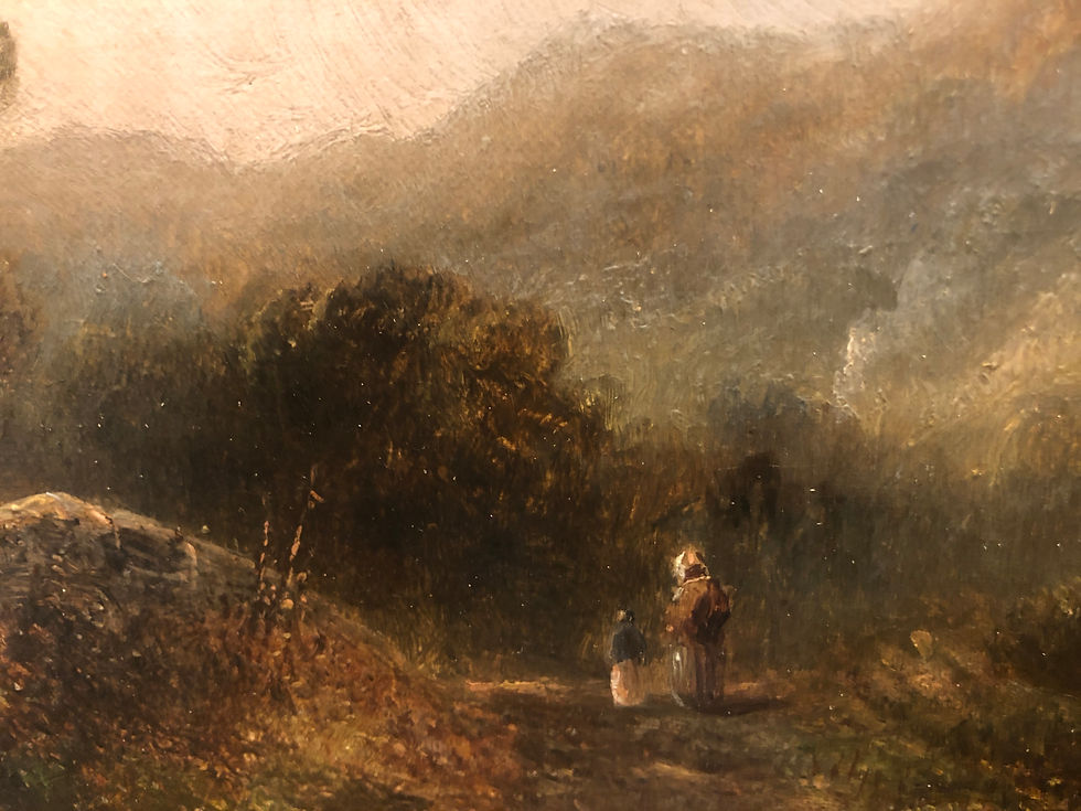 Thumbnail: OIL PAINTING American School Early 19th Century Fine Quality Piece