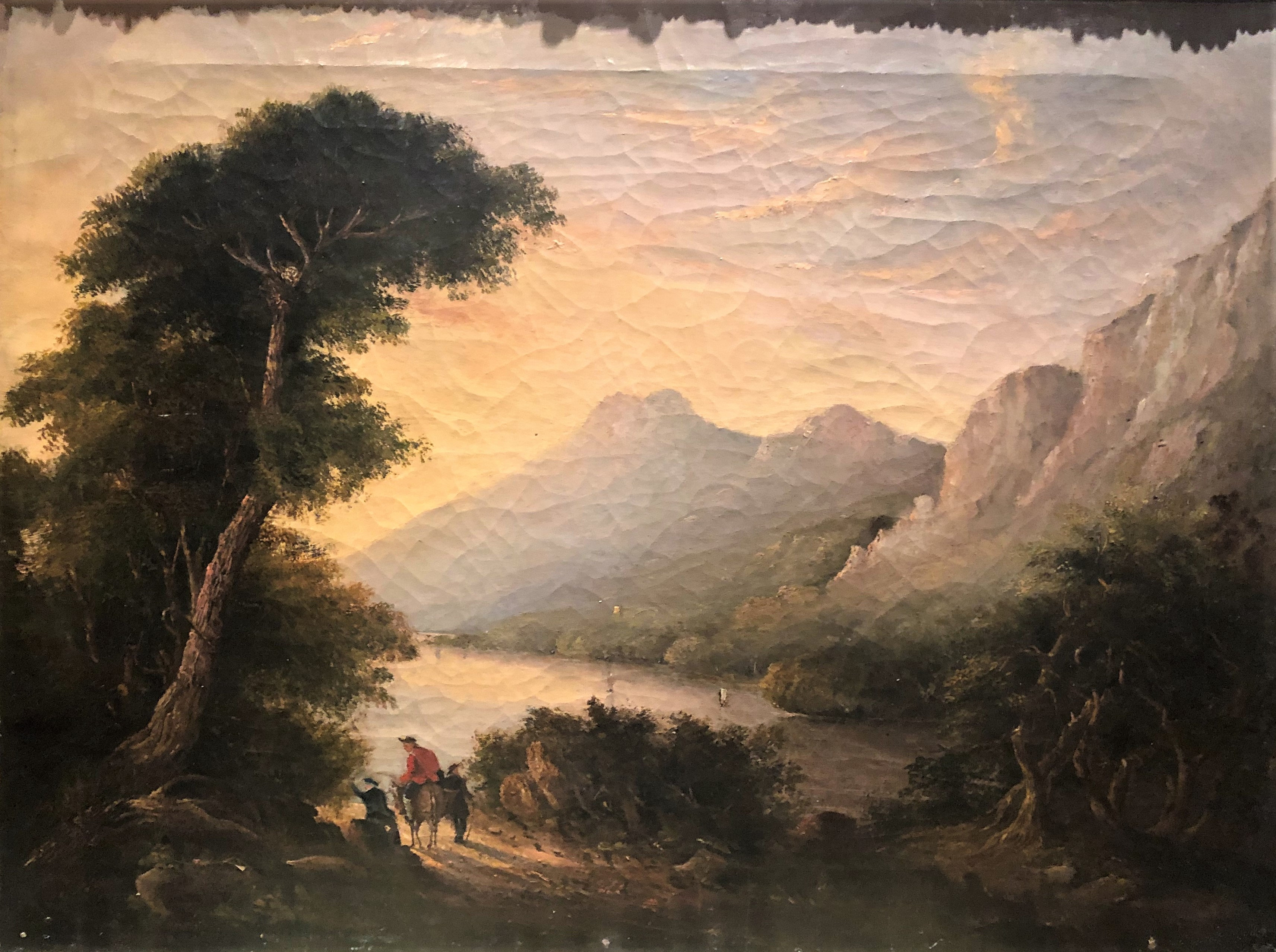 OIL PAINTING OLD MASTER JOHN GLOVER (1767 1849) FINE 18th CENTURY