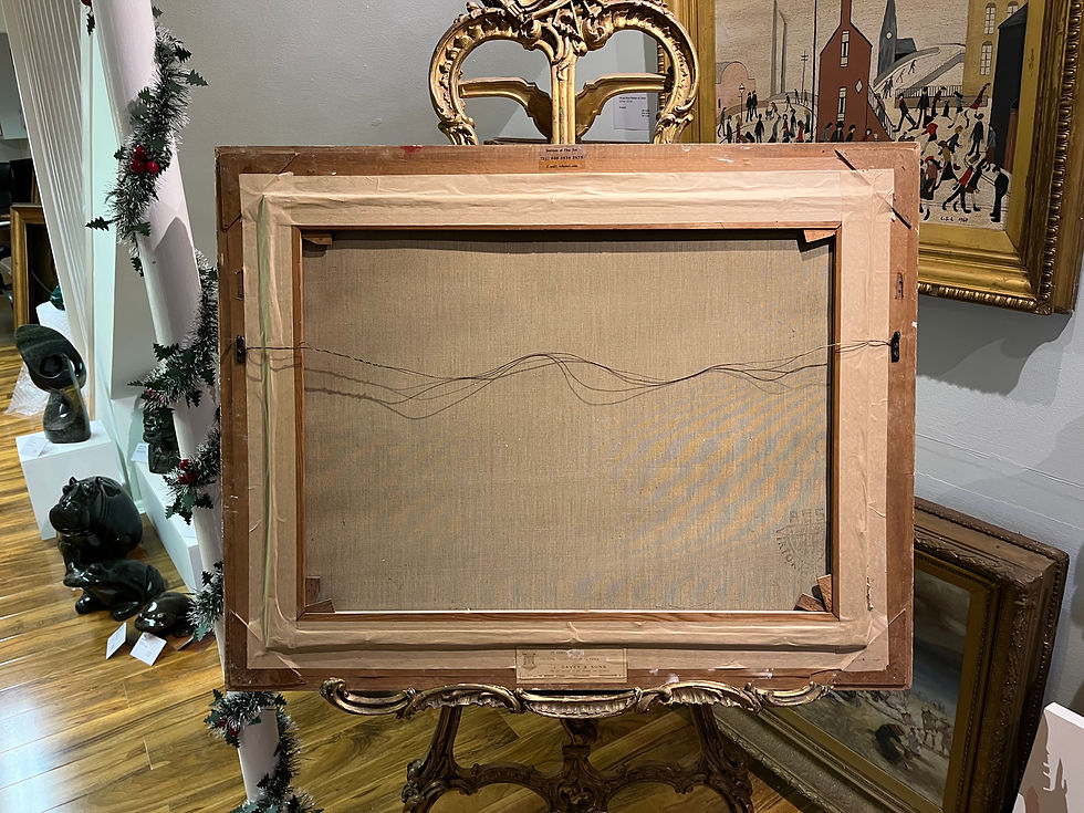 Thumbnail: OIL PAINTING LARGE VENICE ITALIAN MASTER MEDIUM CIRCA  MID 20TH CENTURY