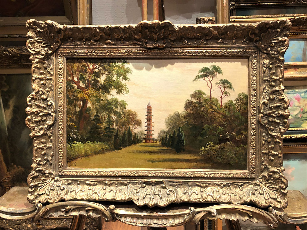 Thumbnail: OIL PAINTING (James Isaiah Lewis B1860) Signed FINE MASTER PAINTER 19th Century