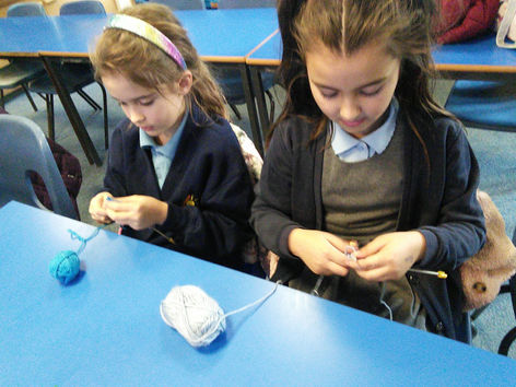 Knitting Club Fun!
