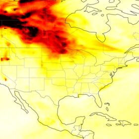 Aerosols from wildfires slash North American solar production