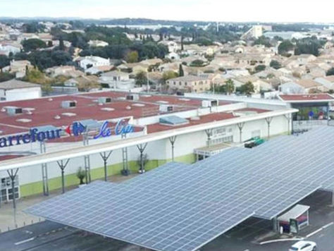 Greenyellow builds 350 solar car parks for French supermarket chain