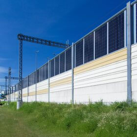 Lithuania testing bifacial PV in noise barriers
