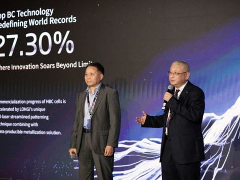 LONGi unveils heterojunction back-contact cell with record 27.3% conversion efficiency