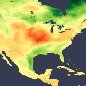  April irradiance up for US and Mexico, down for Canada 