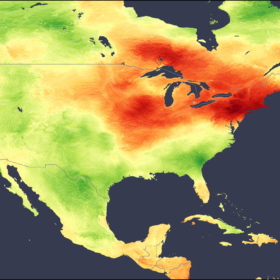   New York and Ontario steal California’s sunshine, as high pressure systems affect May irradiance 