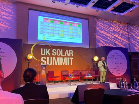 Domestic manufacturing ‘changes the whole supply chain,’ says Finlay Colville at UK Solar Summit