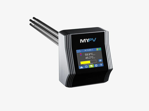 Solar heating rod that increases self-consumption