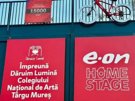 E.ON Energie Romania donates 100 MWh to the National College of Art in Târgu-Mureș