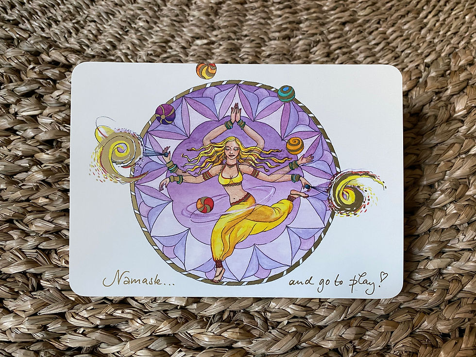 Thumbnail: Shakti cards | postcards | Designs 11 - 25