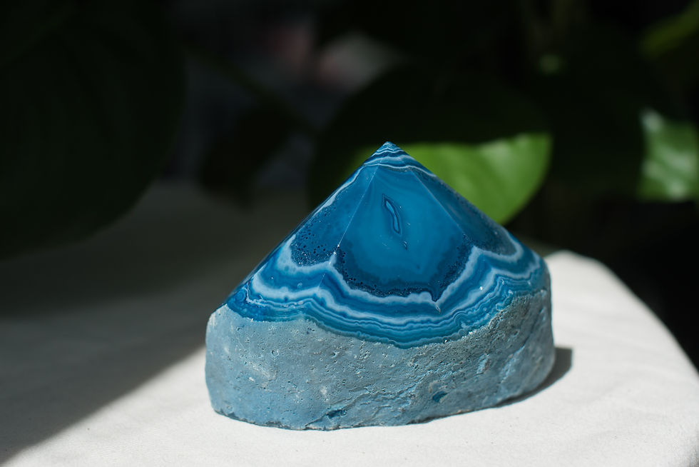 Thumbnail: Blue Agate Polished Point