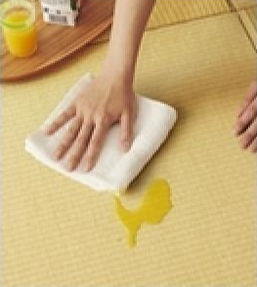 和紙の畳でお掃除ラクラク
