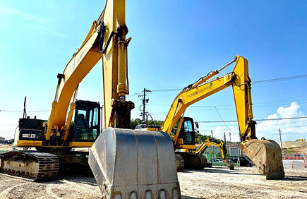 土地整備や基礎工事など幅広く対応