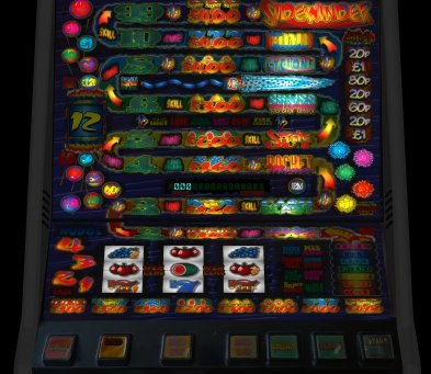 Light Up the Fun: J.P.M.'s Fireworks-Themed 1990s Sidewinder Fruit Machine!