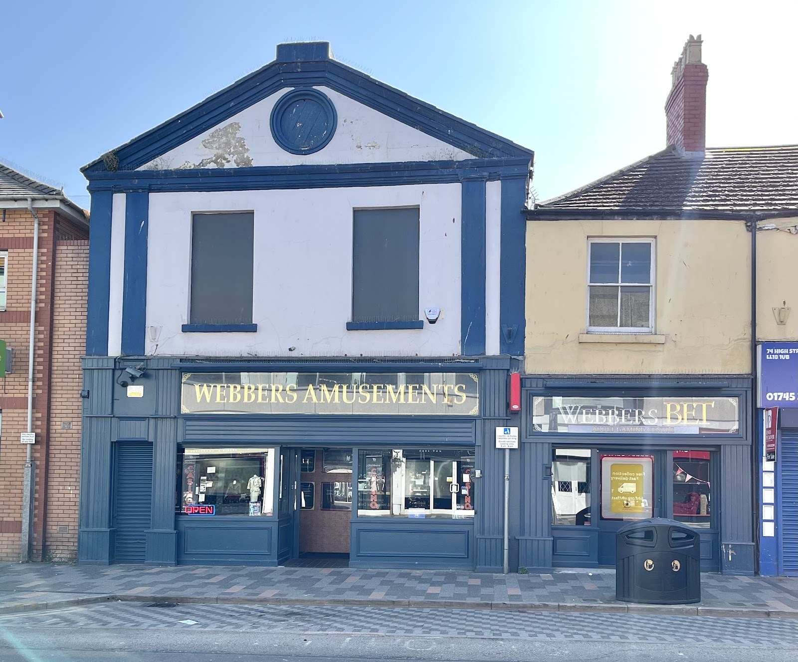 Webbers Amusements High Street | Rhyl AGC Guide | Spin Raiders