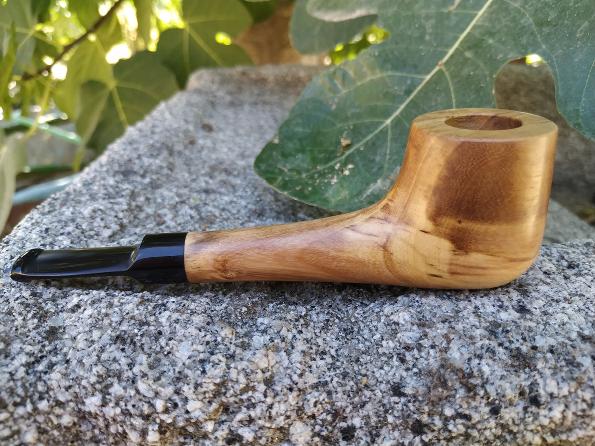 Pipa de fumar de madera de olivo