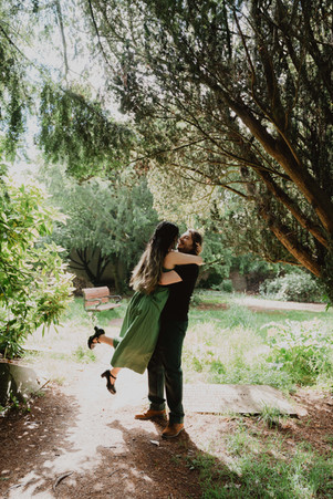 Couple dancing in Clifton gardens | Bristol Wedding Photographer