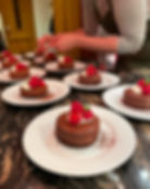 Double chocolate mousse cake