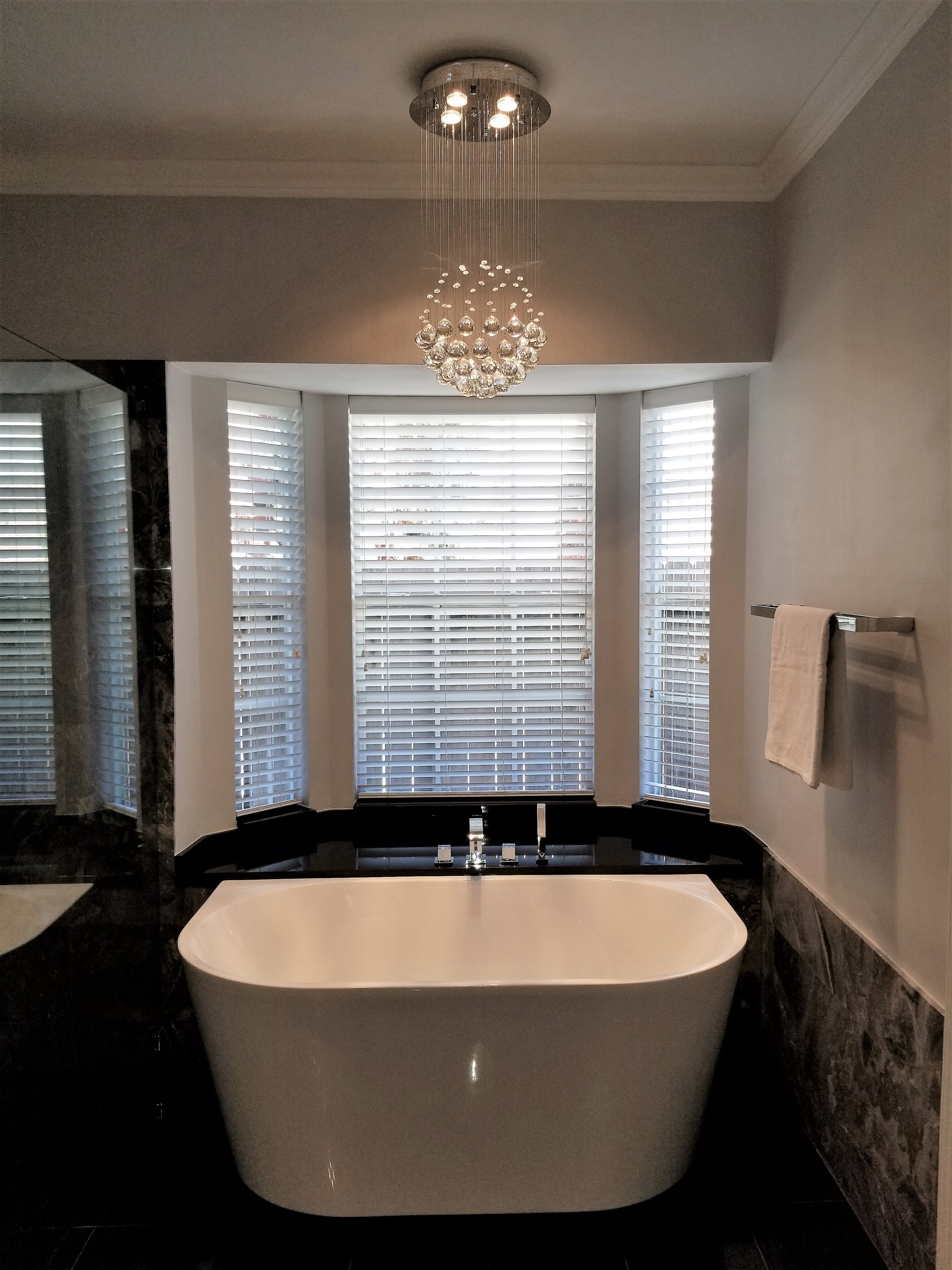 Black and White Master Bath Remodel